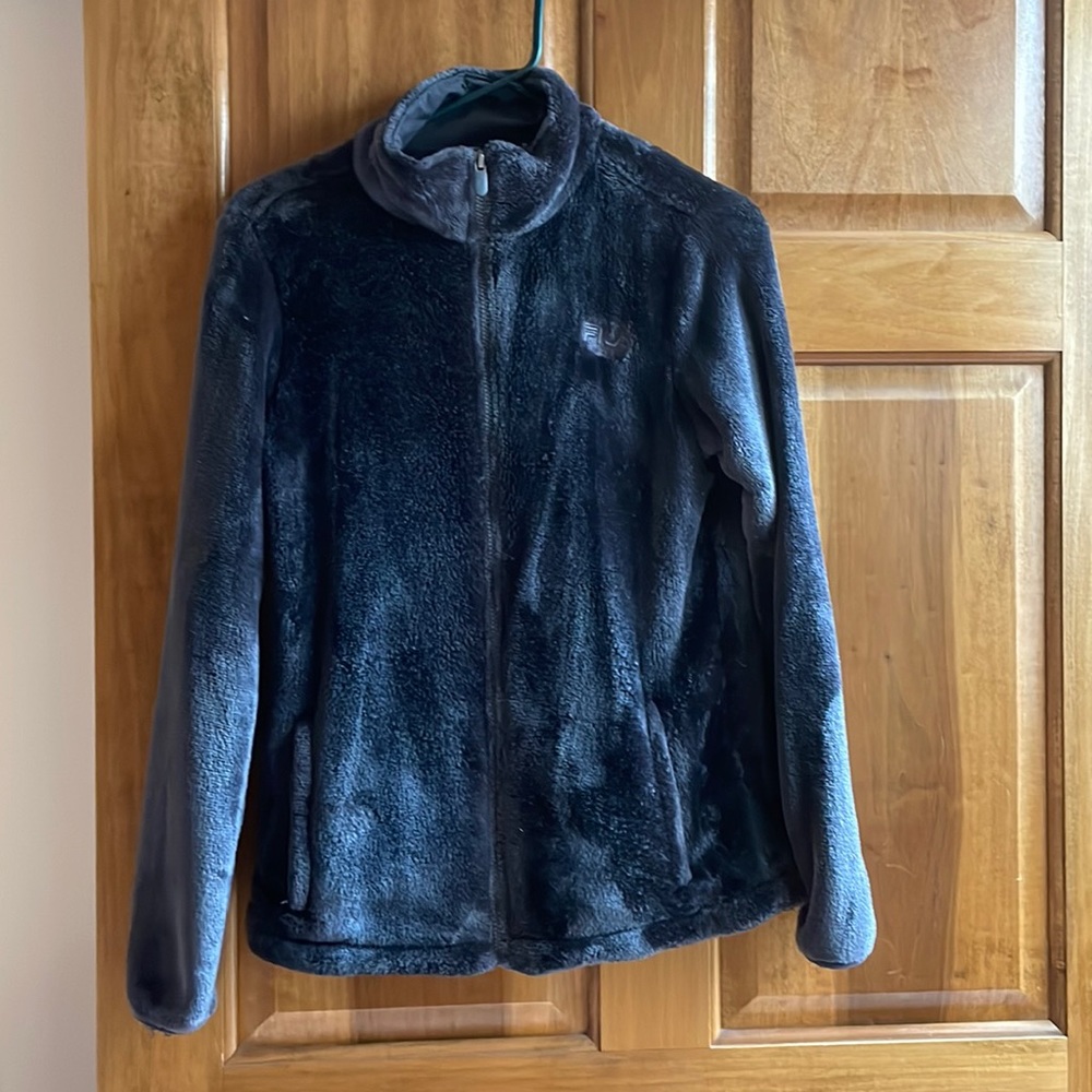 Fila womens zip up fuzzy fleece